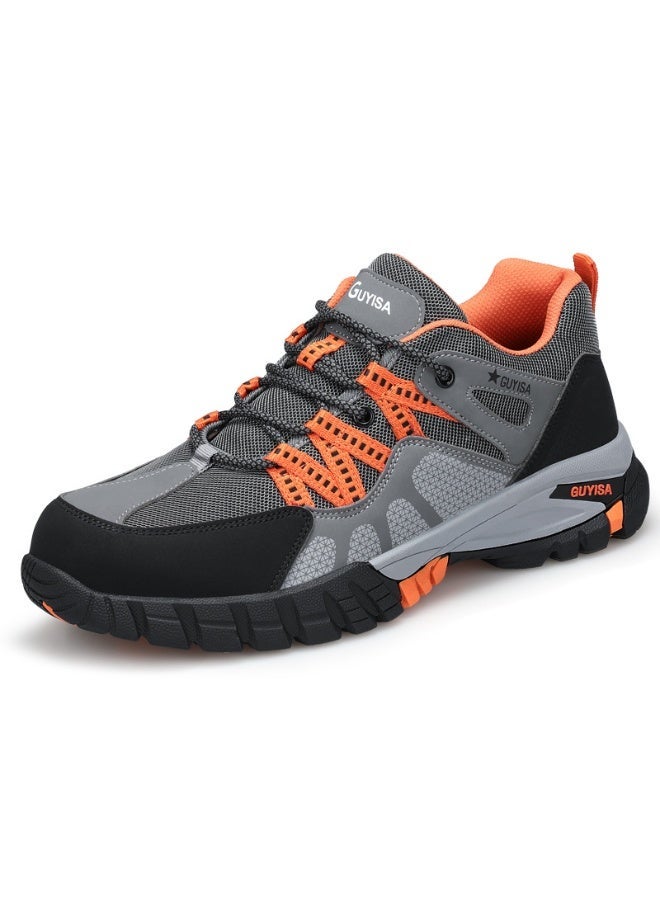 SIRA Safety Work Shoes for Men - Anti-Slip Steel Toe Work Boots with Breathable Mesh, Comfortable Lightweight Design for Warehouse, Factory & Construction Site - Image 2